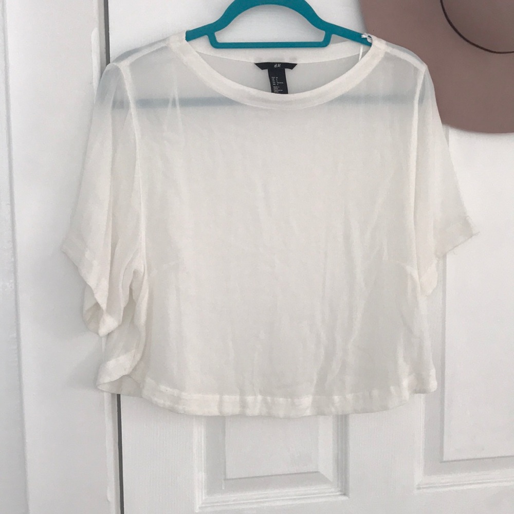White viscose shirt